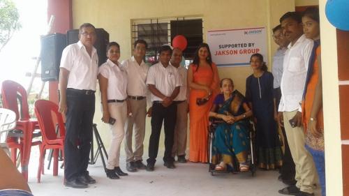 Jakson Supports New English High School in Phaltan, Satara, Maharashtra Jun -2018